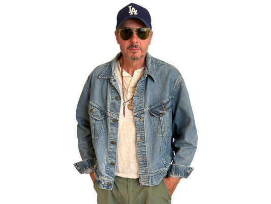 Size 50US XXL. Vintage 70s Lee Union Made Denim Shirt – 2 Pockets – Made in USA - USA Vintage Bcn