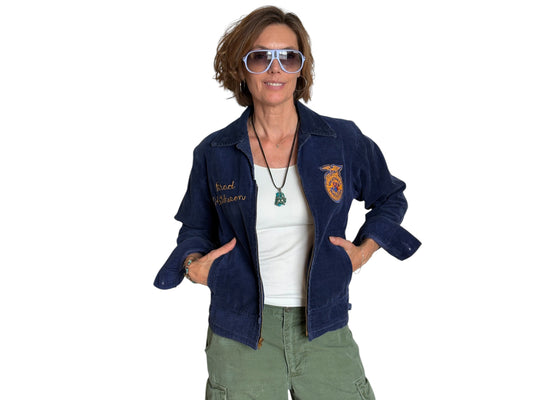 Size 36US / 46EU. 70s Vintage Florida Future farmer of America jacket.Made in USA - USA Vintage Bcn
