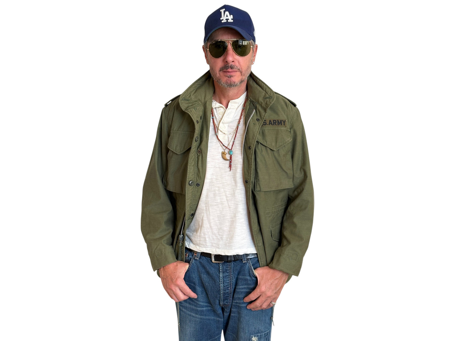 Small short. Authentic 1969 US Army M-65 field jacket Military