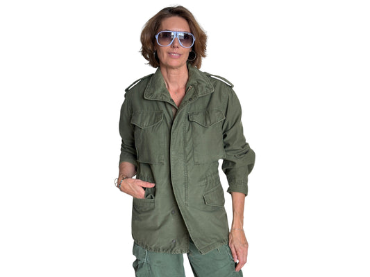 X Small Reg. Authentic 1980 US Army M-65 field jacket Military - USA Vintage Bcn