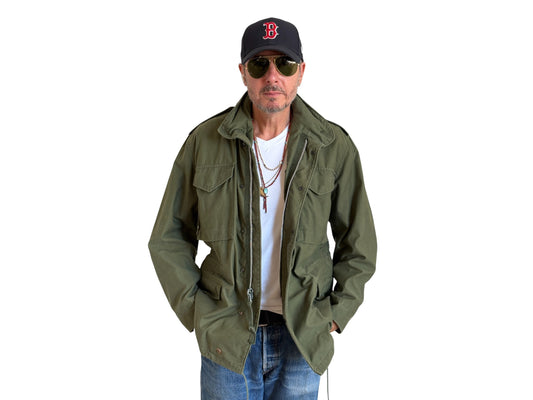 Med Reg. Authentic Alpha Industries 1969 US Army M-65 Field Jacket – OG-107 – Vintage Military Issue - USA Vintage Bcn