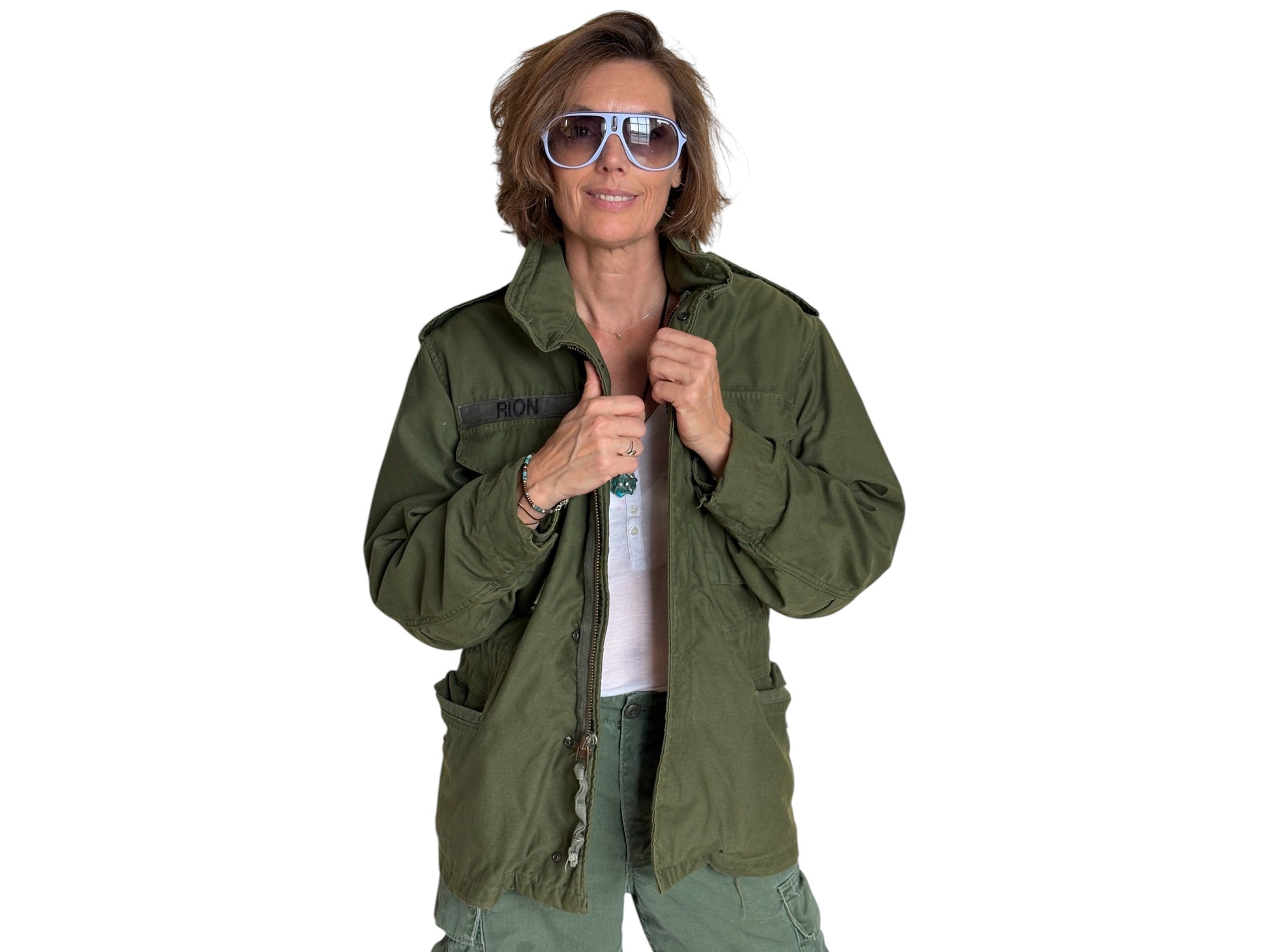 X Small Short. Authentic 1982 US Army M-65 field jacket Military - USA Vintage Bcn