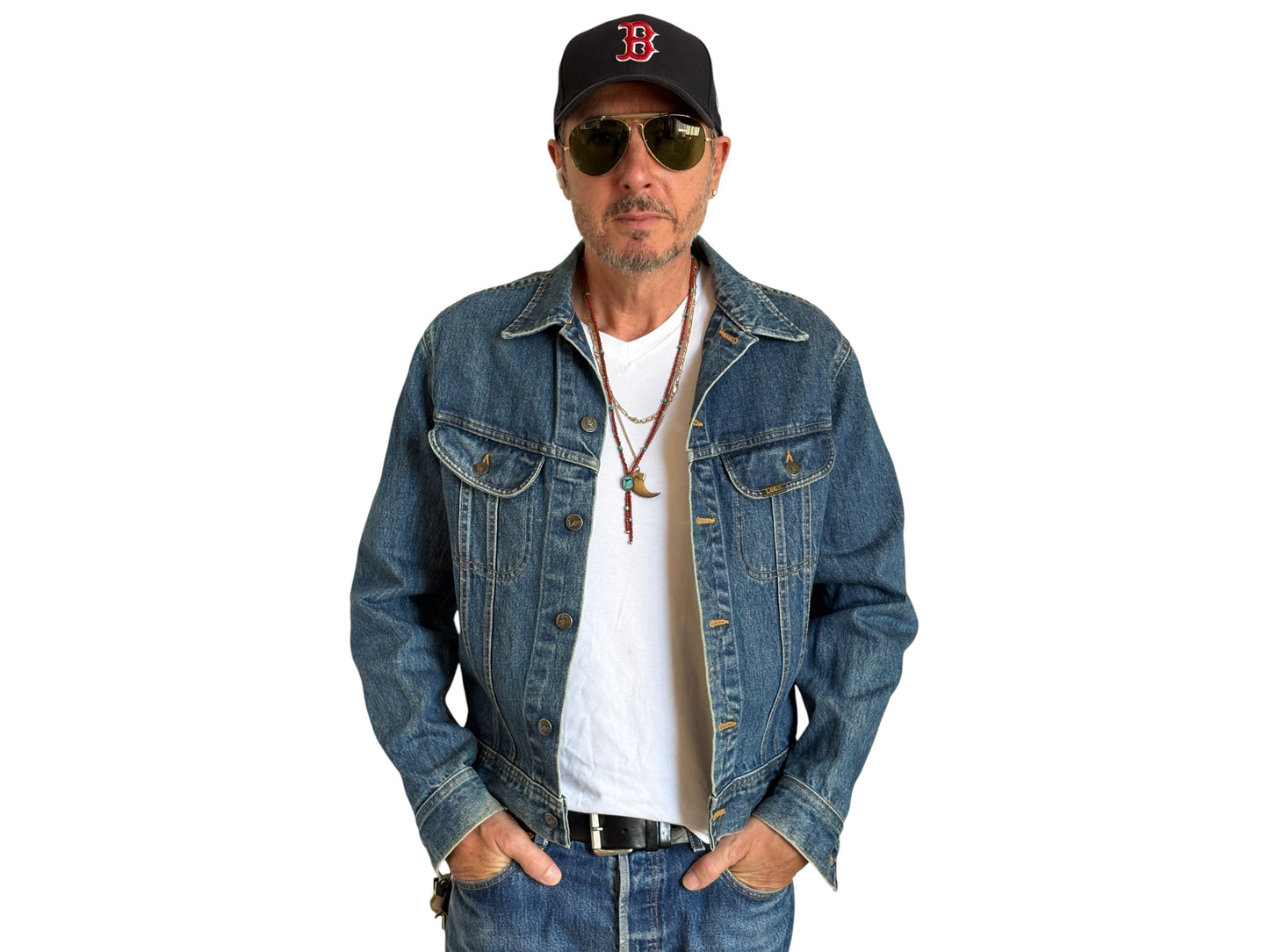 Size 40L US / 50L EU. Vintage 80s Lee Denim Jacket – 2 Chest Pockets – Made in Canada - USA Vintage Bcn