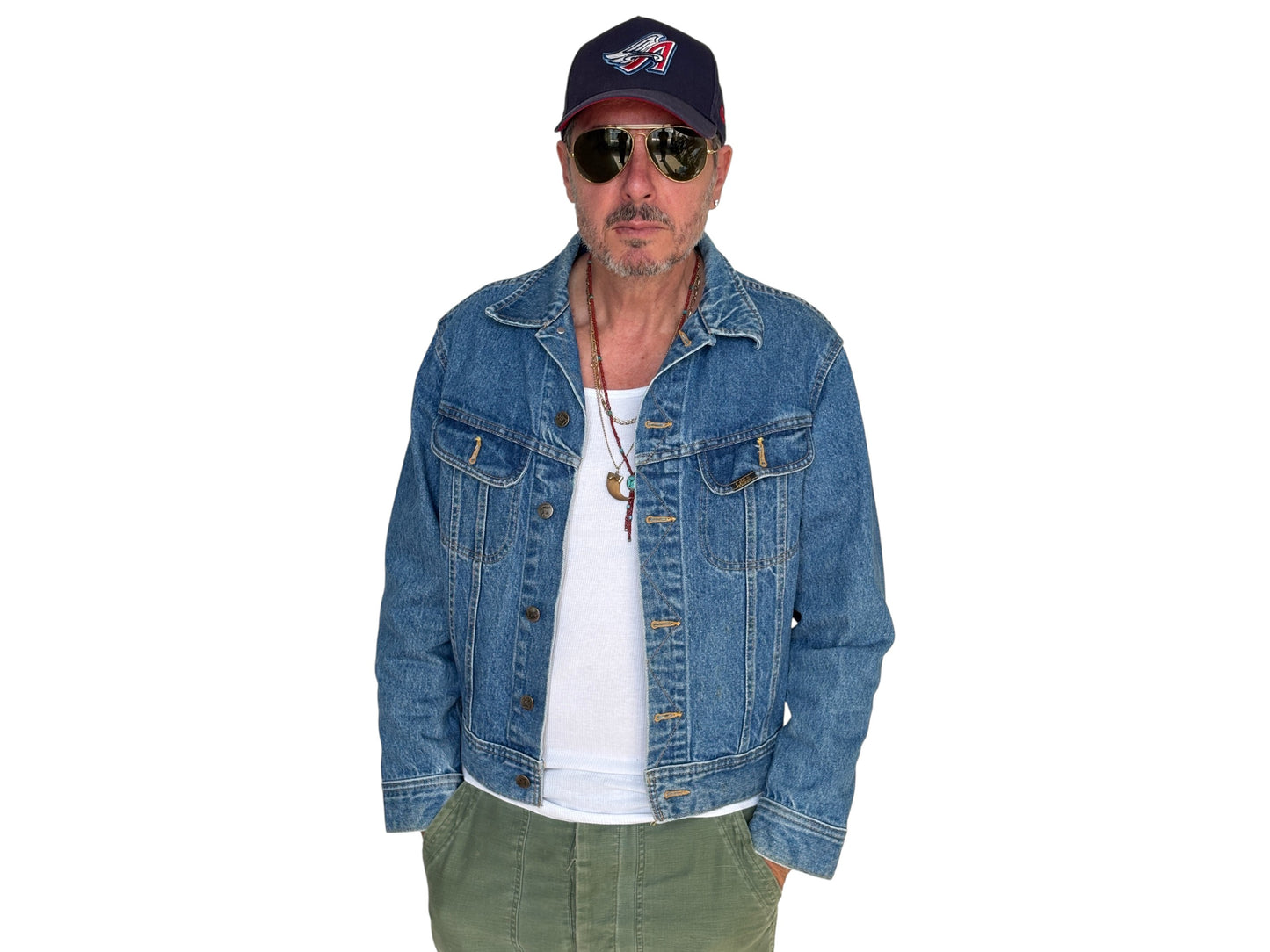 Size 40US / 50EU Vintage 80s Lee Denim Jacket – 2 Pockets – Made in Canada - USA Vintage Bcn