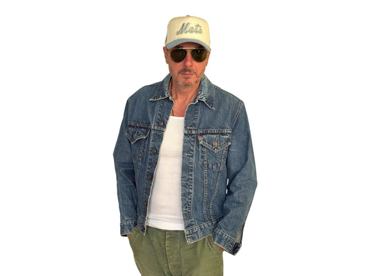 Vintage 70s Levi’s Type III Denim Trucker Jacket | Single Stitch | Size 40US | Classic 70505 Blue Jean Jacket | AJ357 Studio