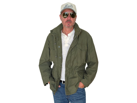 Small Reg. Rare Authentic 1965 first model US M-65 field jacket Military - USA Vintage Bcn