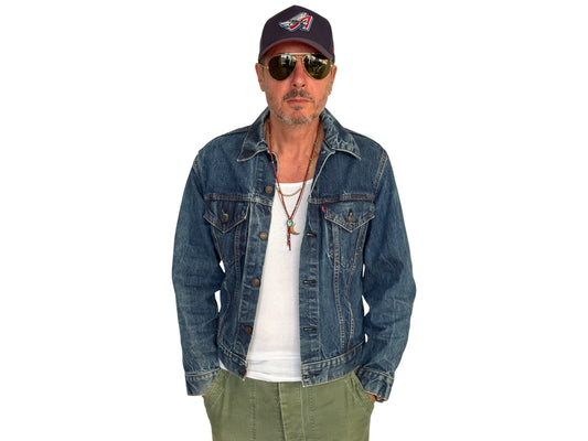 Size 38US / 48EU. Vintage Early 70s 2 pocket Levi’s Denim Jacket 70505 – Single Stitch, Made in USA - USA Vintage Bcn