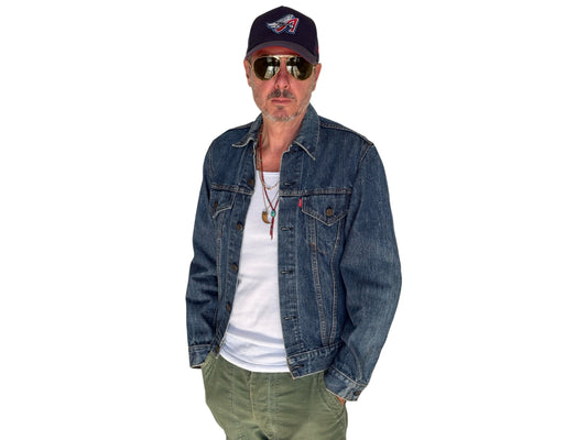 Size 38US / 48EU. Vintage Early 70s 2 pocket Levi’s Denim Jacket 70505 – Single Stitch, Made in USA - USA Vintage Bcn