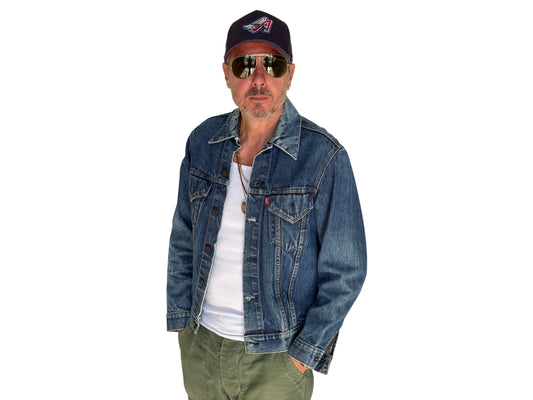 Size 40US / 50EU. Vintage Early 70s 2 pocket Levi’s Denim Jacket 70505 – Single Stitch, Made in USA - USA Vintage Bcn