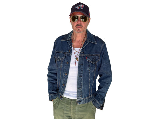 Size 44US / 54EU. Vintage Early 70s 2 pocket Levi’s Denim Jacket 70505 – Single Stitch, Made in USA - USA Vintage Bcn