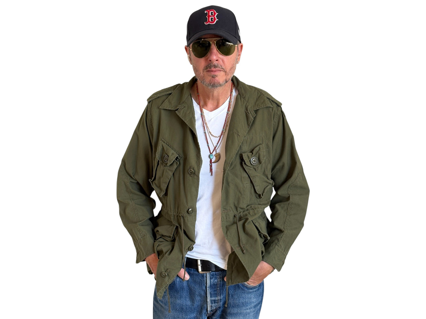 Original 90s Canadian Military Jungle Jacket | Vintage Army Combat Shirt | Size Medium | AJ357 Studio