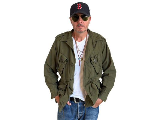 Original 90s Canadian Military Jungle Jacket | Vintage Army Combat Shirt | Size Medium | AJ357 Studio