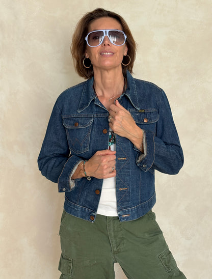 Size 36US . Vintage 70s Wrangler Denim Jacket – 4 Pockets-AJ357 Studio