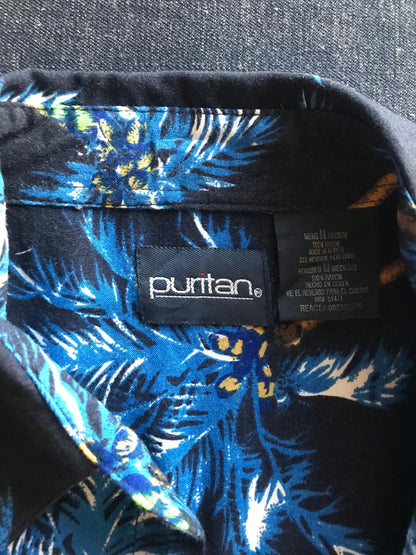 Vintage 90s Hawaiian Rayon Shirt by Puritan | Size Medium-AJ357 Studio