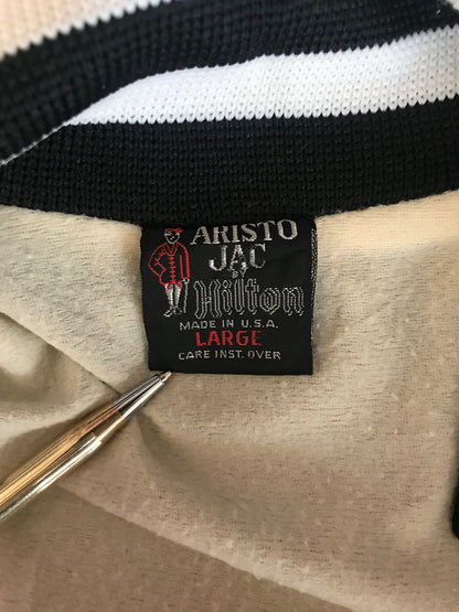 Size L. 70s Merritt Athletic Club Vintage Satin Jacket | Made In USA-AJ357 Studio