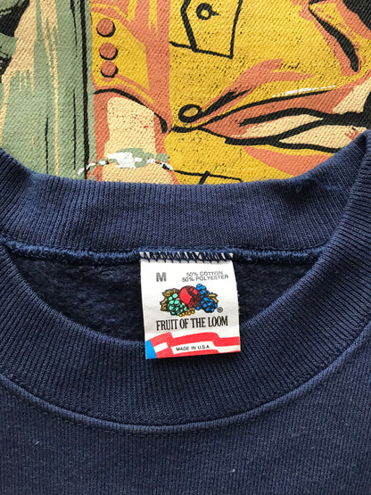 Size Med. 1991 Atlanta Braves world series vintage sweatshirt made in USA-AJ357 Studio