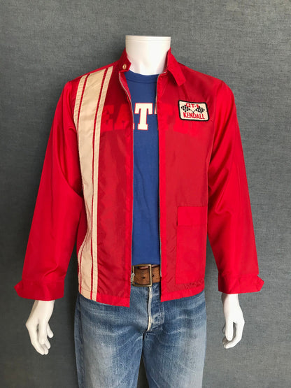 Size S. Made In USA Vintage 70s Gt-1 Kendall nylon racing jacket-AJ357 Studio
