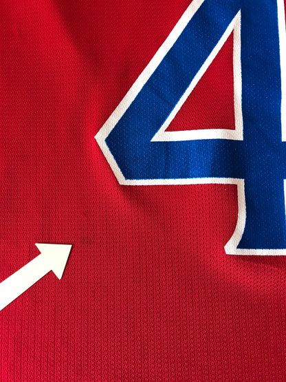 Vintage 90s Champion Jerry Stackhouse #42 Philadelphia 76ers NBA Jersey Size 48-AJ357 Studio