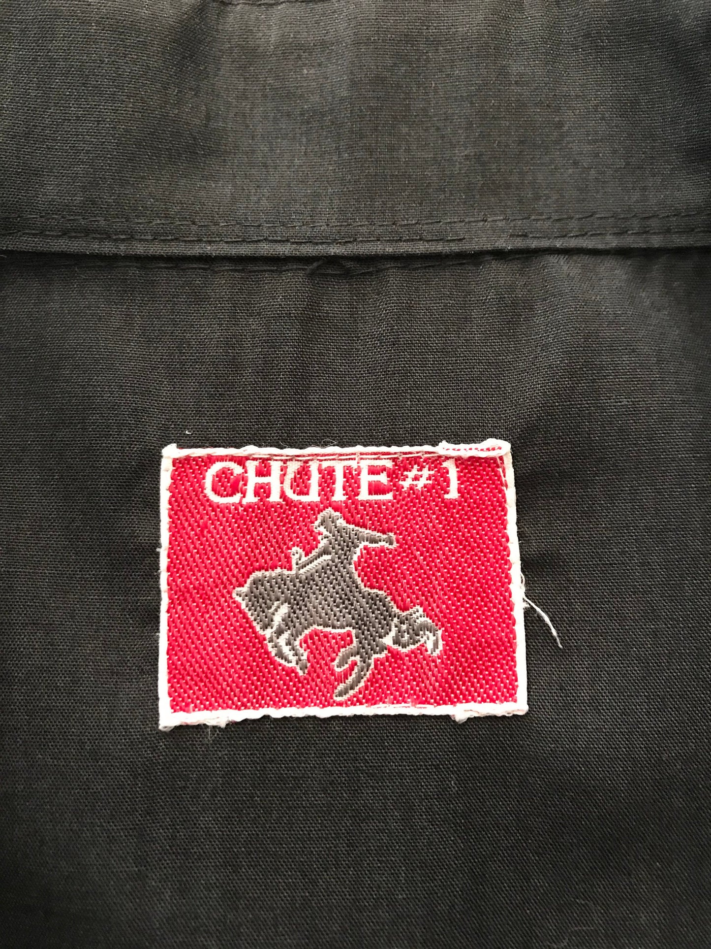 Size Large Vintage 70s Floral Embroidered Western Shirt by Chute#1 | Retro Cowboy Style