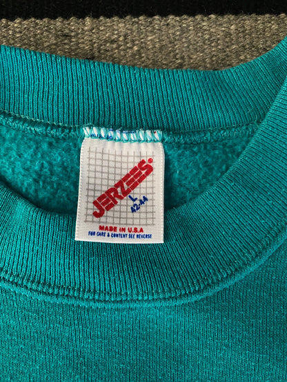 Vintage 80s Charlotte NBA Sweatshirt - Size L | Made in USA by Jerzees-AJ357 Studio