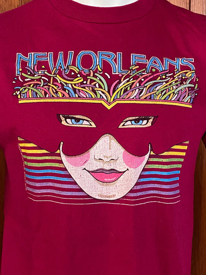 Size L Vintage 80s New Orleans T-Shirt | Made in USA by Hanes-AJ357 Studio