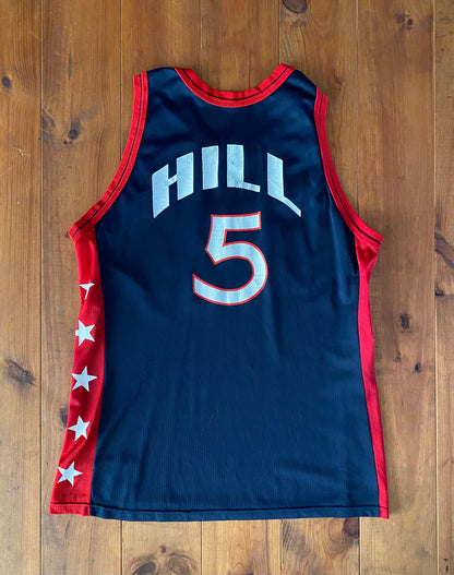 Vintage 90s USA Team Champion NBA Jersey Size 48 - Hill #05-AJ357 Studio
