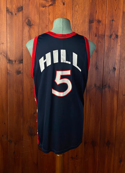 Vintage 90s USA Team Champion NBA Jersey Size 48 - Hill #05-AJ357 Studio