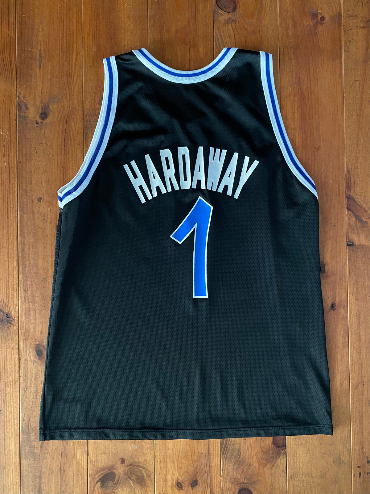 Size 48 VTG 90s Orlando Champion NBA jersey, Player Hardaway #01-AJ357 Studio