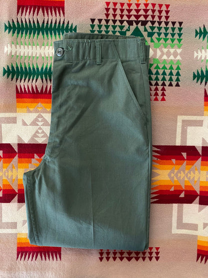 Authentic Vintage 1991 US Army OG-507 Fatigue Pants 31X30 | Classic Military Wear-AJ357 Studio