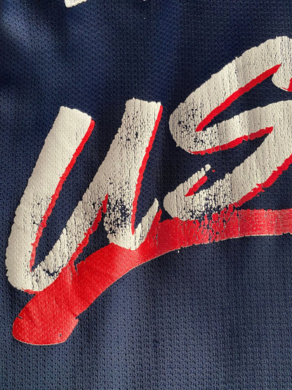 Vintage 90s USA Team Champion NBA Jersey Size 48 - Hill #05-AJ357 Studio