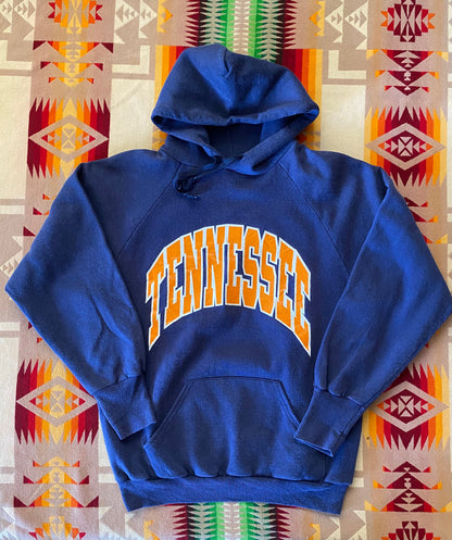 Size L. 50/50 Vintage Tennessee 80s Hooded Sweatshirt | Made In USA by America's Finest-AJ357 Studio