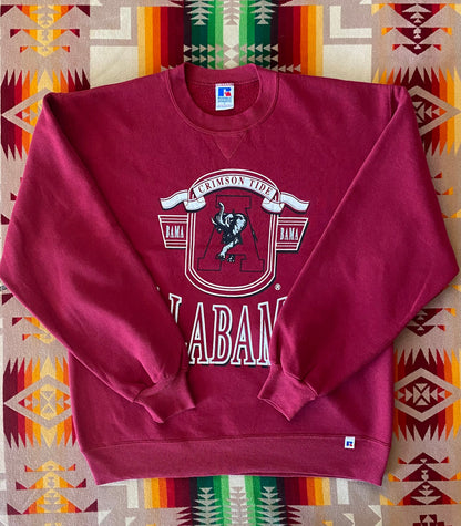 Size L Vintage 90s Alabama Sweatshirt | Made in USA by Russell-AJ357 Studio