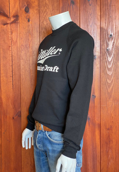Raglan Sleeve 80s Miller Genuine Draft Vintage Sweatshirt | Size M-AJ357 Studio