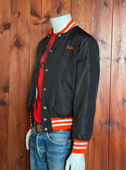 Size S. Made In USA Vintage Nylon Baseball jacket-AJ357 Studio