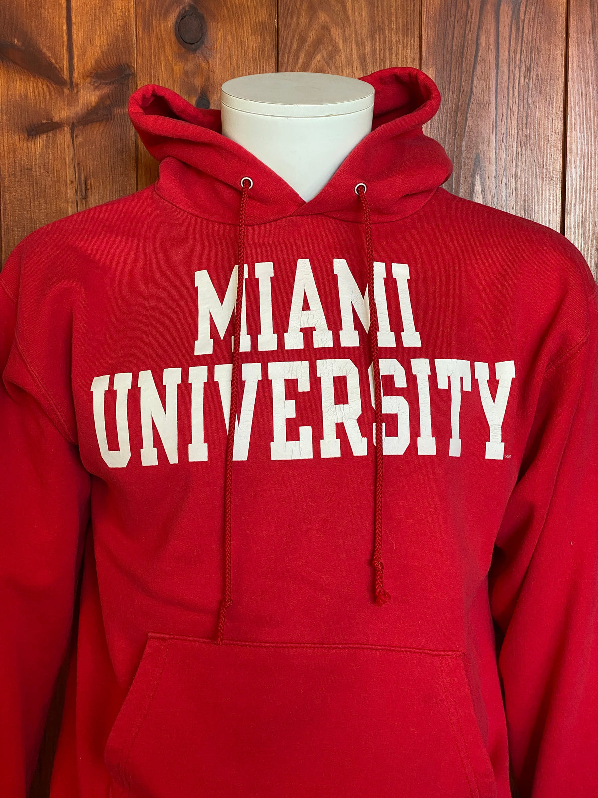 Size M. Vintage Champion Miami University 90s Hooded sweatshirt-AJ357 Studio