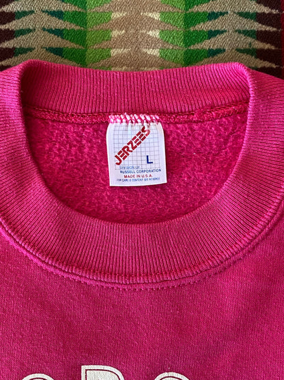 Large 90S Lansdowne School vintage sweatshirt made in usa by Jerzees-AJ357 Studio
