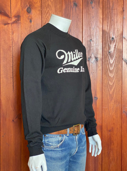 Raglan Sleeve 80s Miller Genuine Draft Vintage Sweatshirt | Size M-AJ357 Studio
