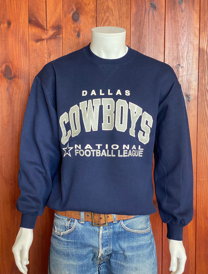 Size L. Made In USA 90s Dallas Cowboys NFL Vintage Sweatshirt by Russell-AJ357 Studio