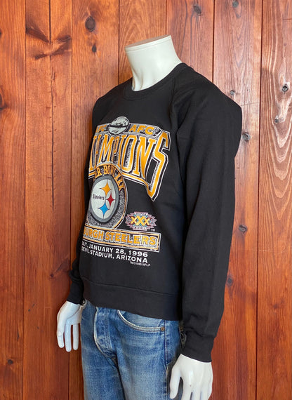 Size L. Made InUSA 1996 Champion Superbowl XXX Pittsburgh Steelers sweatshirt-AJ357 Studio