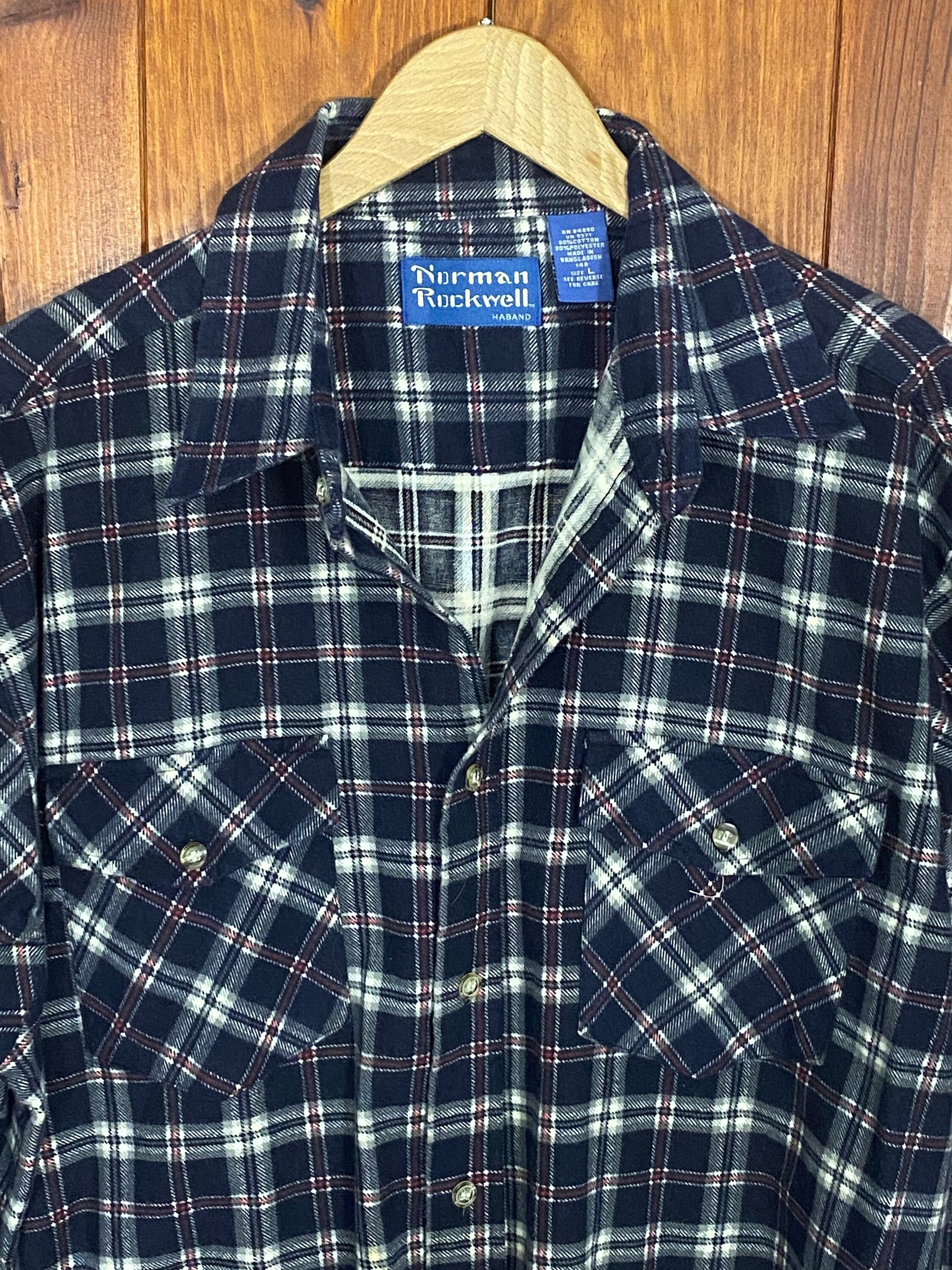 Size L Vintage 90s Flannel Shirt | Retro Fashion Staple