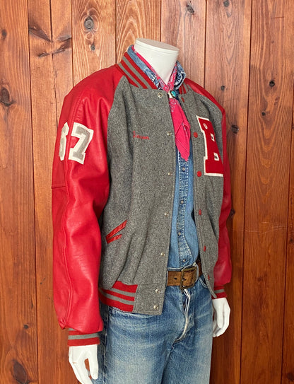 Size 44US ( Large) 90s Original Vintage letterman varsity jacket Made in USA-AJ357 Studio