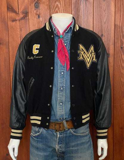 Size S. Vintage Varsity letterman Jacket Made in USA-AJ357 Studio
