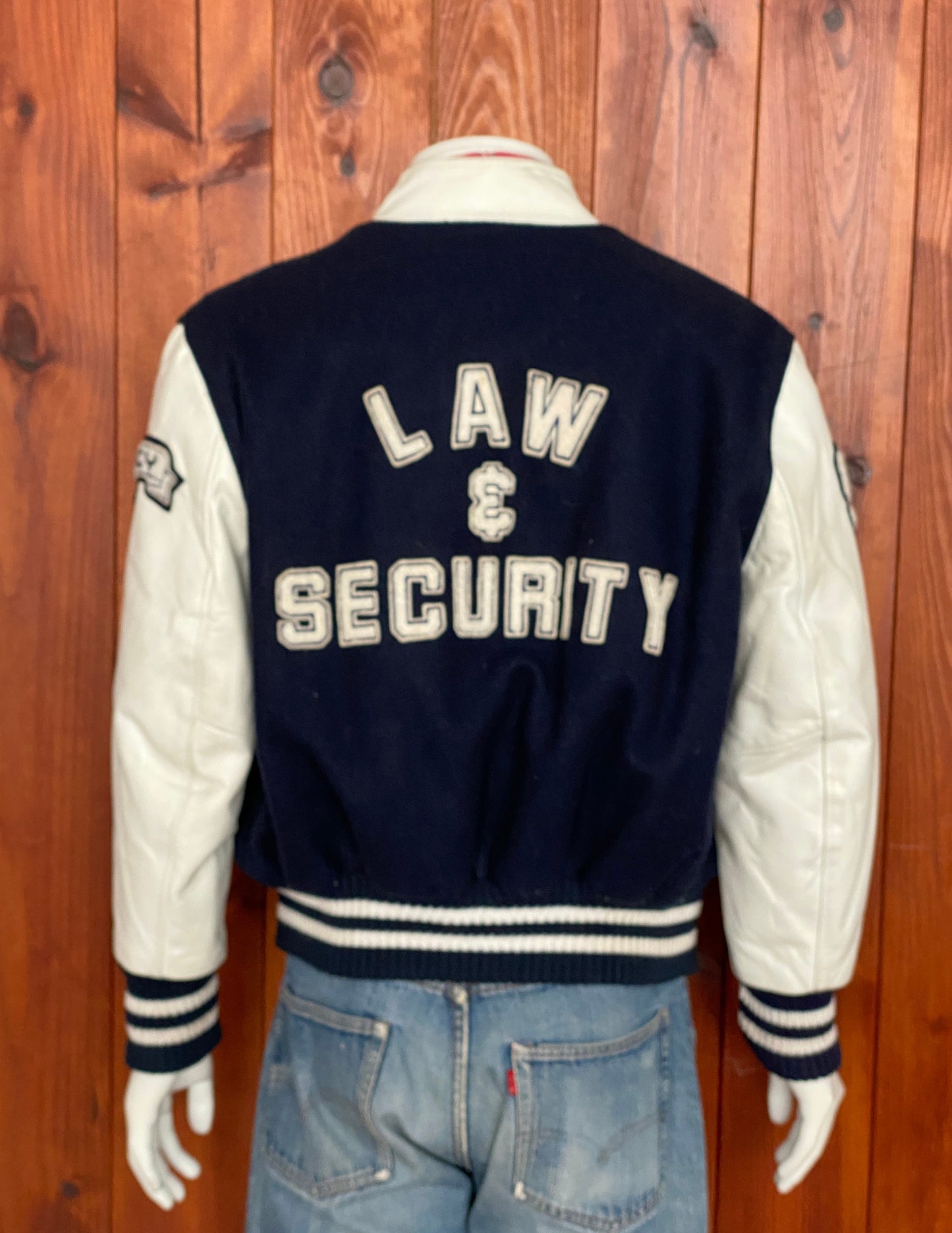 Size Med. Women Vintage 90s hockey Jacket made by Avon Sportswear Made in Canada