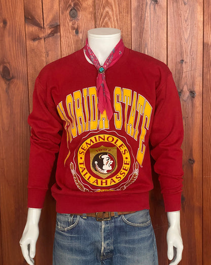 Size Med. Made In USA Florida State Seminoles 90s vintage sweatshirt made by Nutmeg-AJ357 Studio