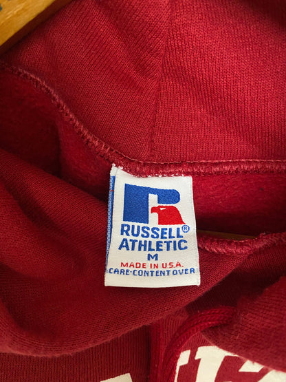 Size Med. Made In USA Stanford vintage hooded sweatshirt Made by Russel Athletic-AJ357 Studio