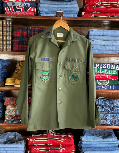 Small. Authentic vintage military 80s utility shirt OG 507 poly/cotton-AJ357 Studio