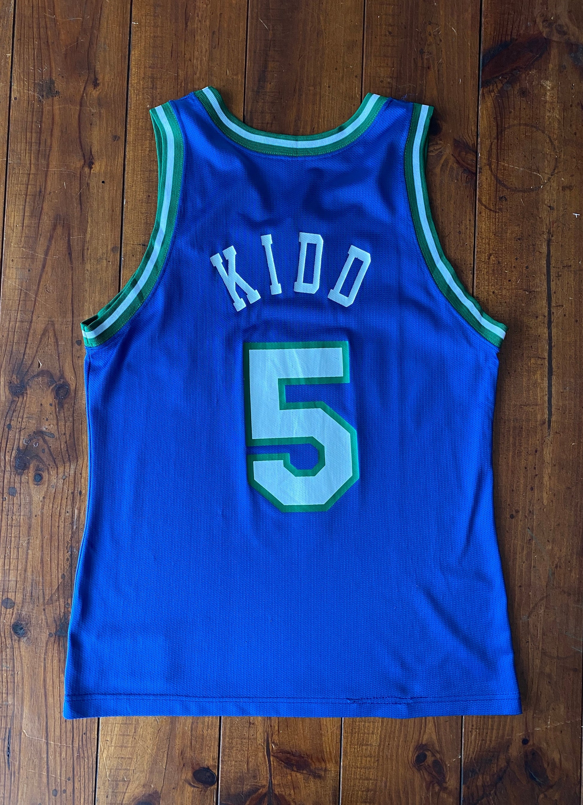 VTG 90s NBA Champion Dallas #5 Kidd Jersey - Size 40, Made in USA