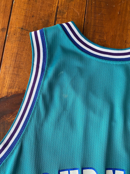 Size 36. Vintage 90s NBA Champion Mourning #33 Jersey Charlotte Hornets Made In USA-AJ357 Studio