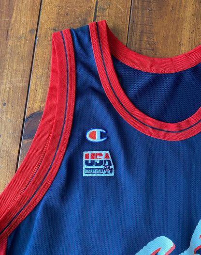 Vintage 90s NBA Champion USA Olympics Dream Team Shaq O'Neal #13 Jersey - Size 48-AJ357 Studio