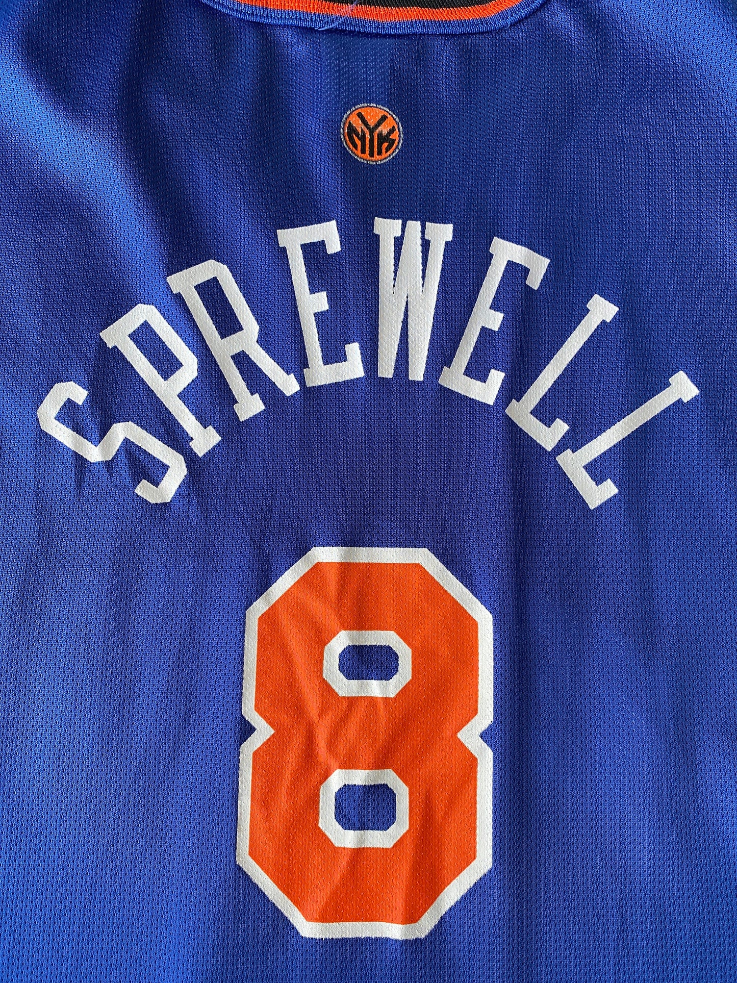 vintage champion latrell sprewell new york knicks nba jersey size 44 aj357 studio